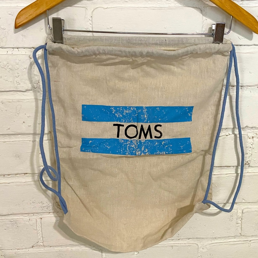 Toms Canvas Drawstring Backpack - image 1